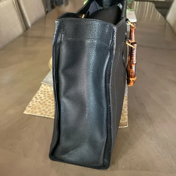 Authentic Gucci bamboo Diana vintage large tote bag 002.1186.0259 (P03) - Picture 4 of 14